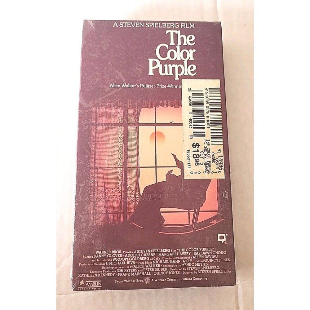 The Color Purple VHS 1985 Drama Oprah Winfrey Whoopi Goldberg 91 Release SEALED